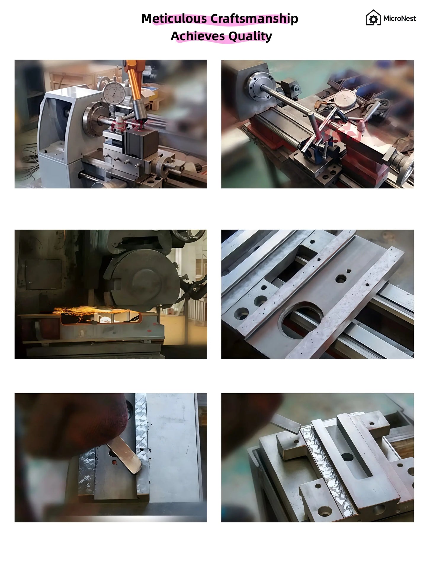 CNC210 Mini CNC Lathe by MicroNest - Meticulous Craftsmanship Achieving High Quality and Precision